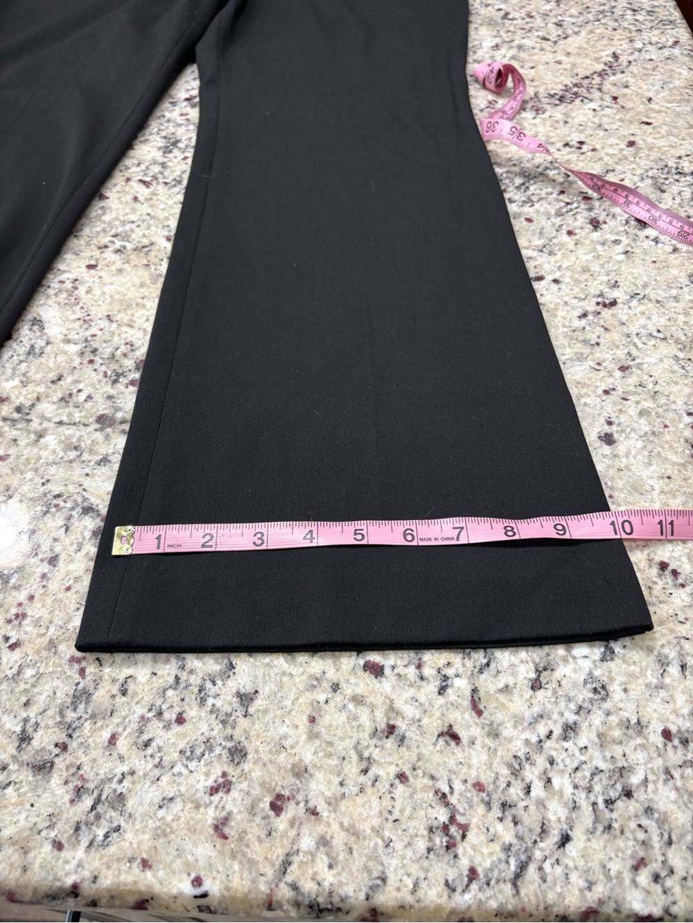 Express Editor fit black dress pants woman’s 8 Short GUC - Picture 9 of 9